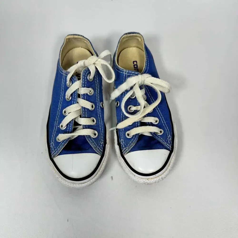 Converse All*Star Blue White Youth US Size 11 Sneakers Skate Shoes